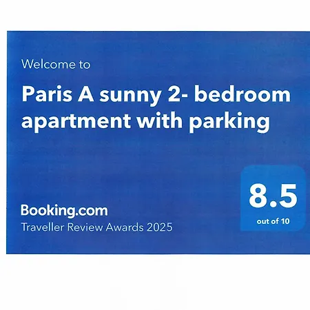 Paris A Sunny 2- Bedroom With Parking Apartment *